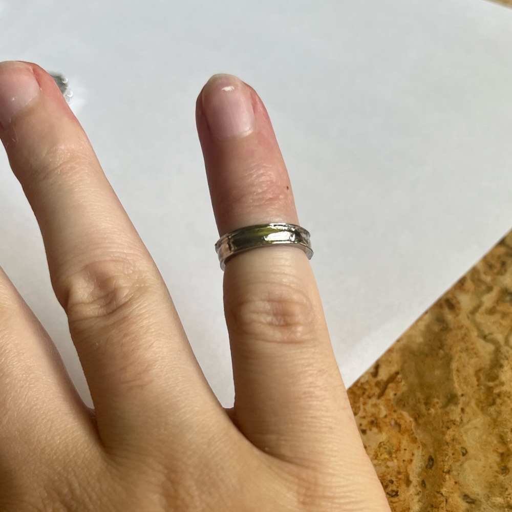 Boho Textured ring - Picture 3 of 4